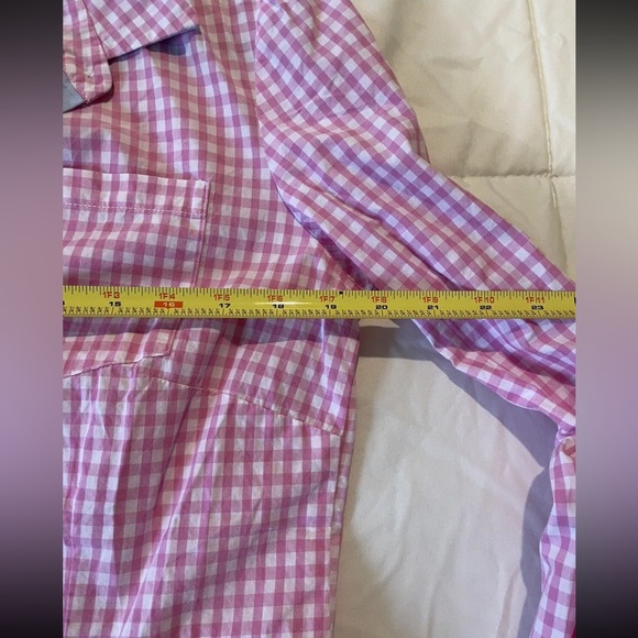 Women’s Alta Contrast Placket Button-up - Size 12 Tall - Picture 8 of 10